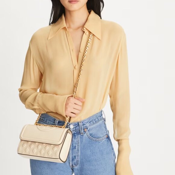 NO.016 NEW Tory Burch SMALL FLEMING SHOULDER BAG - Picture 1 of 11